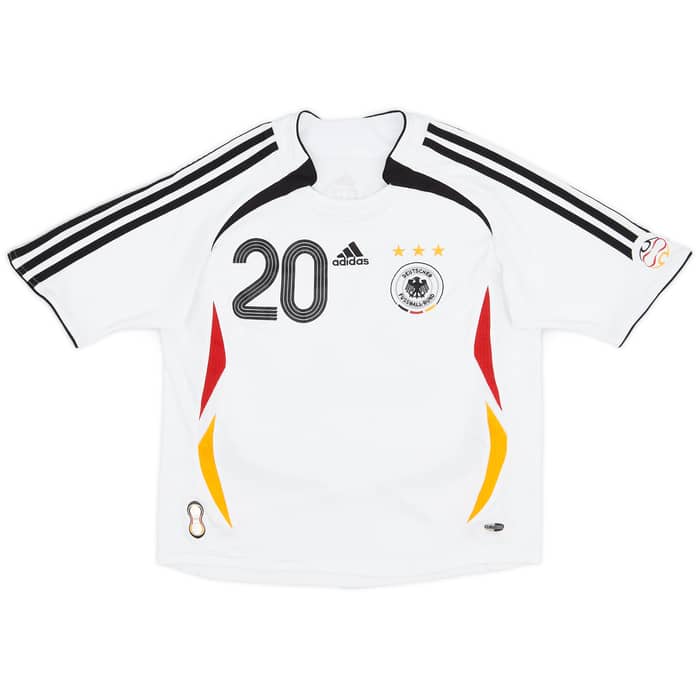 2005-07 Germany Home Shirt Podolski #20 - 8/10 - (S.Boys)