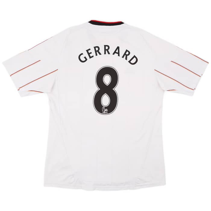 2010-11 Liverpool Away Shirt Gerrard #8 - 6/10 - (L)