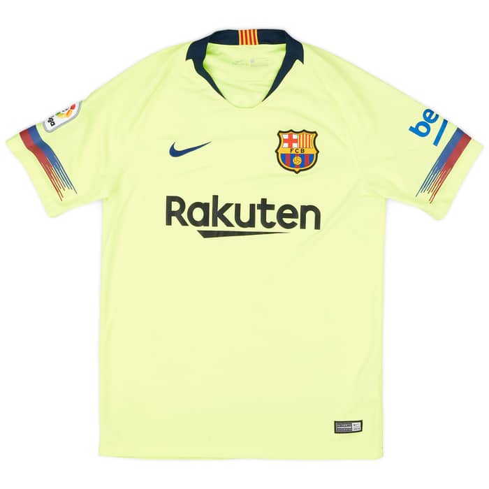 2018-19 Barcelona Away Shirt Messi #10 - 7/10 - (S)