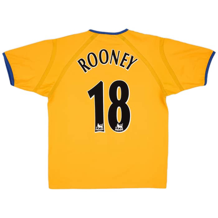2003-04 Everton Away Shirt Rooney #18 - 7/10 - (L)