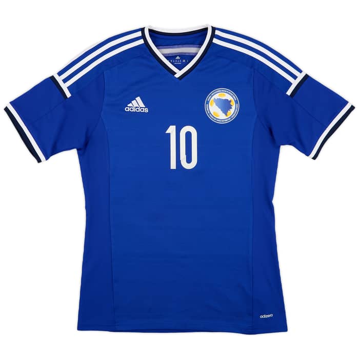 2014-15 Bosnia & Herzegovina Home Shirt Misimovic #10 - 9/10 - (M)