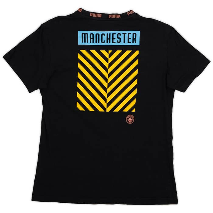 2019-20 Manchester City Puma Cotton Tee - 8/10 - (M)