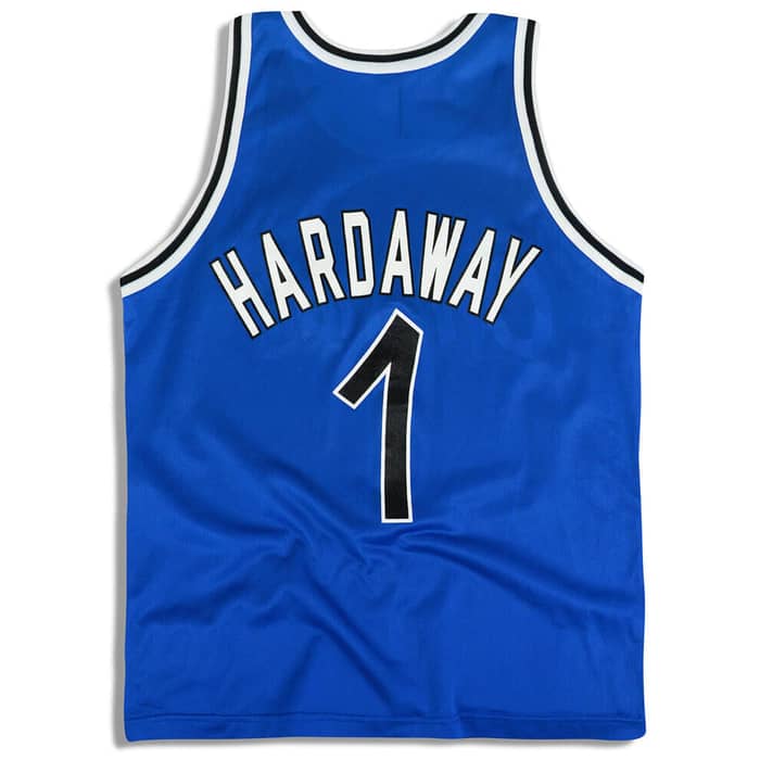 1995-98 Orlando Magic Hardaway #1 Champion Jersey (Away) XL