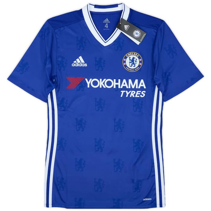 2016-17 Chelsea Player Issue Home Shirt Fabregas #4 (XS)