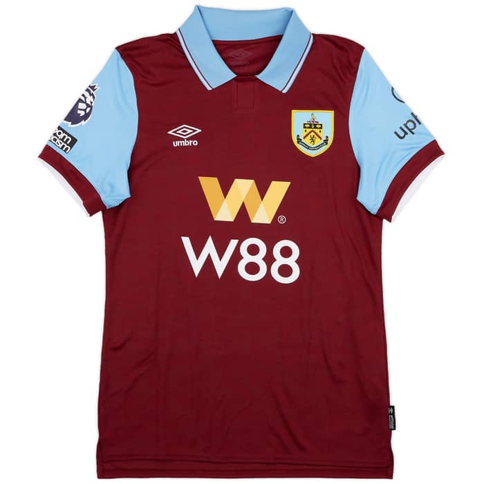 2023-24 Burnley Match Issue Home Shirt Brownhill #8