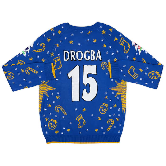 Drogba #15 Snowman Christmas Jumper