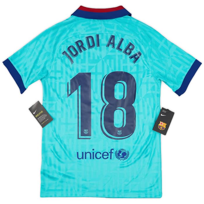 2019-20 Barcelona Third CL Shirt Jordi Alba #18 (S)