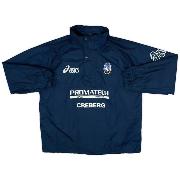 2002-03 Atalanta Asics 1/4 Zip Rain Jacket - 8/10 - (XL)