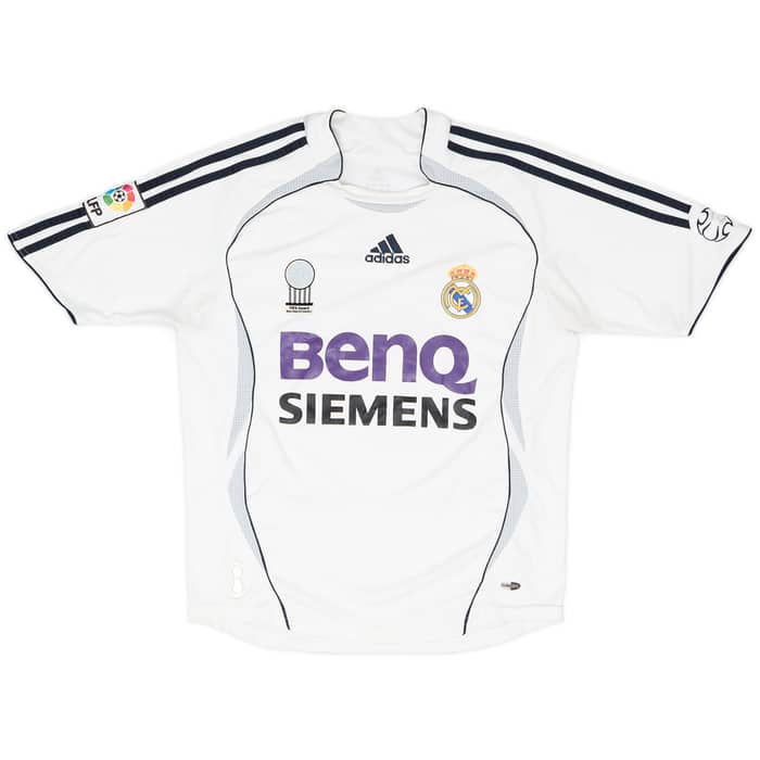 2006-07 Real Madrid Home Shirt - 6/10 - (L.Boys)