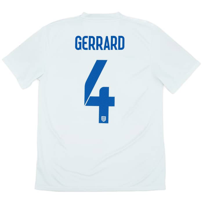 2014-15 England Home Shirt Gerrard #4 - 6/10 - (M)