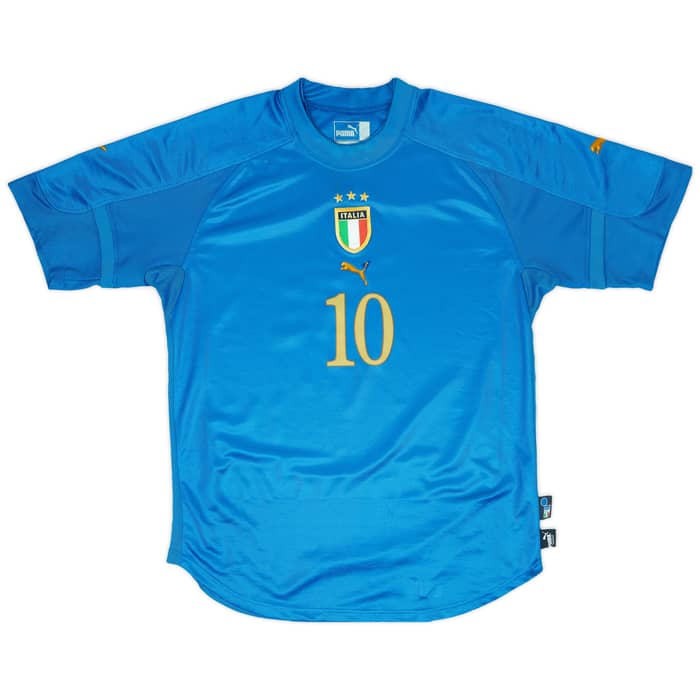 2004-06 Italy Home Shirt Totti #10 - 6/10 - (L)
