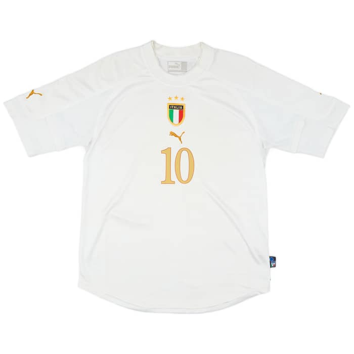 2004-06 Italy Away Shirt Baggio #10 - 7/10 - (M)