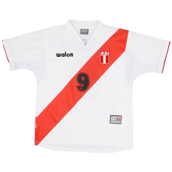2004-06 Peru Home Shirt F.Maestri #9 - 8/10 - (S)