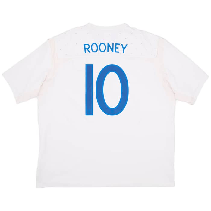 2010-11 England Home Shirt Rooney #10 - 8/10 - (3XL)