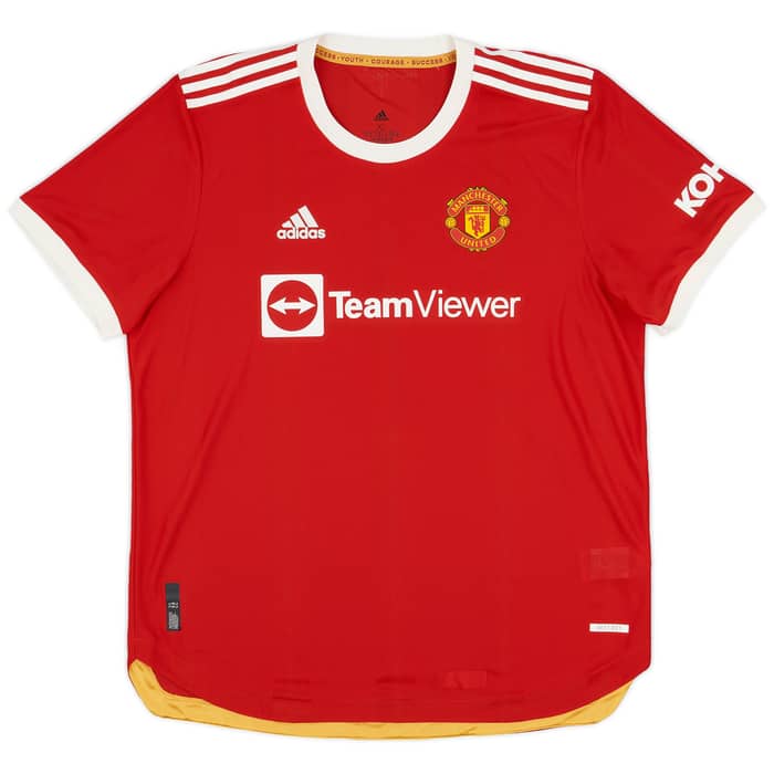 2021-22 Manchester United Authentic Home Shirt Ronaldo #7 - 10/10 - (XL)
