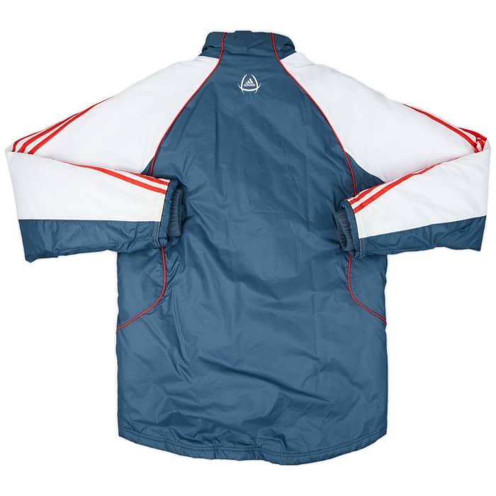 2006-07 Benfica adidas Padded Bench Coat - 9/10 - (S)