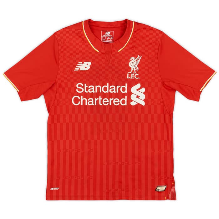2015-16 Liverpool Home Shirt Benteke #9 - 8/10 - (S.Boys)