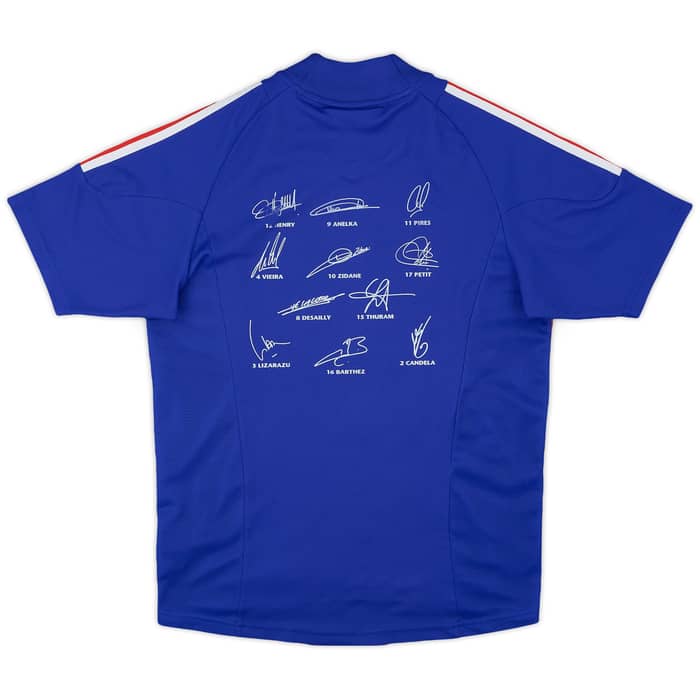 2002-04 France 'Signed' Home Shirt - 9/10 - (S)