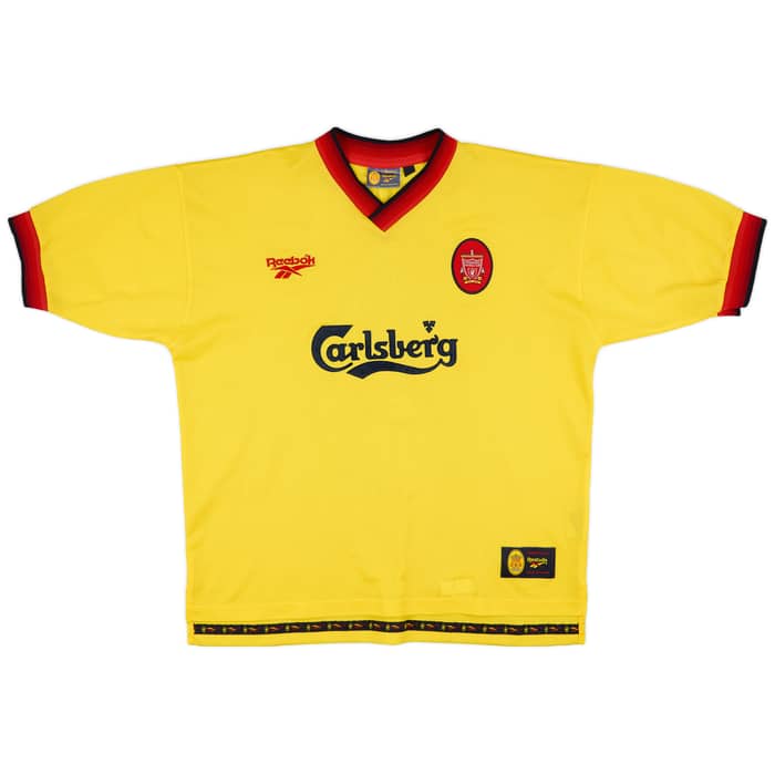 1997-99 Liverpool Away Shirt Fowler #9 - 8/10 - (XL)