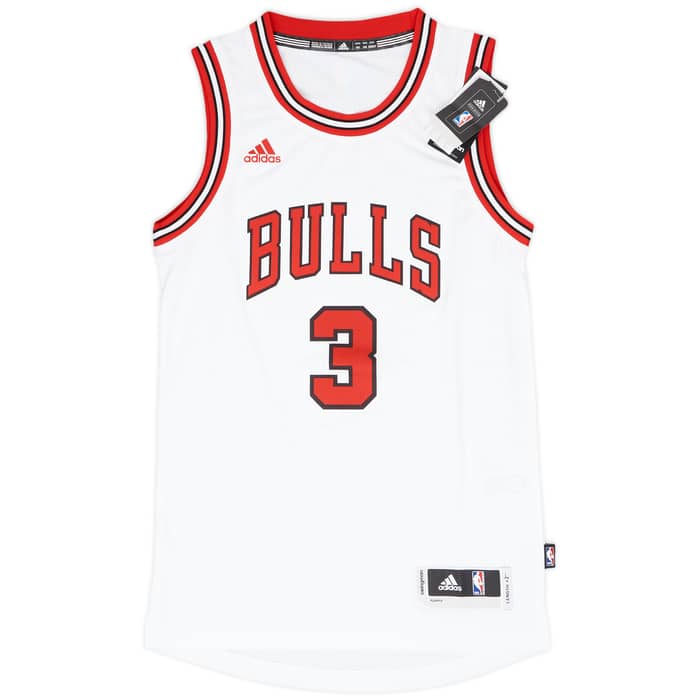 2016-17 Chicago Bulls Wade #3 adidas Swingman Home Jersey (XXS)