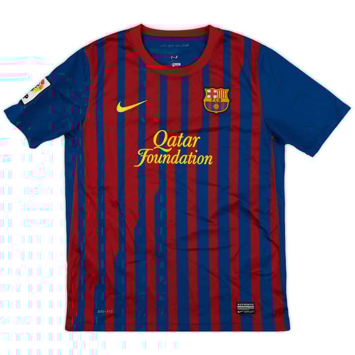2011-12 Barcelona Home Shirt - 8/10 - (L.Boys)