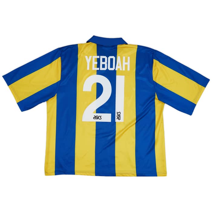 1993-95 Leeds United Away Shirt Yeboah #21 - 5/10 - (XXL)