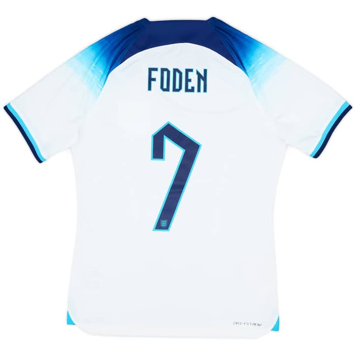 2022-23 England Player Issue Home Shirt Foden #7