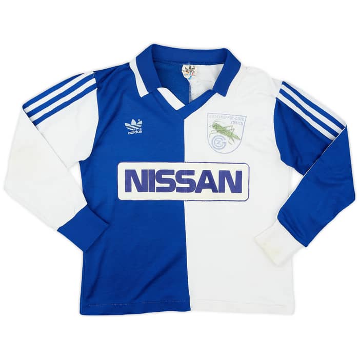 1985-91 Grasshoppers Signed Home L/S Shirt - 6/10 - (XS)