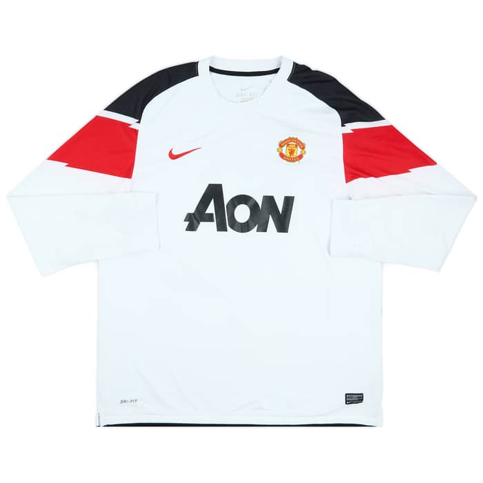 2010-12 Manchester United Away L/S Shirt Rooney #10 - 8/10 - (XL)
