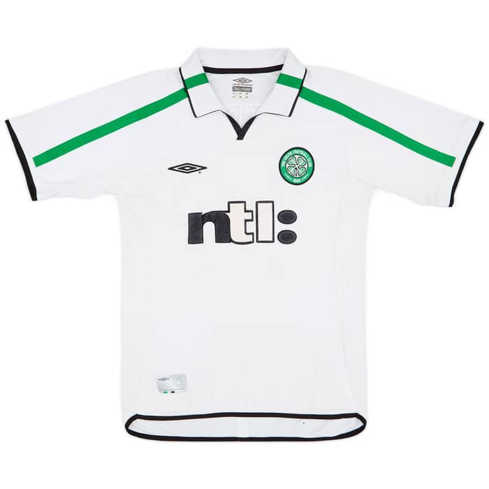 2001-02 Celtic Away Shirt Petrov #19 - 5/10 - (M)
