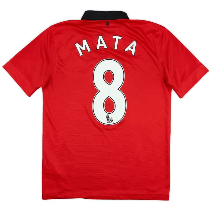 2013-14 Manchester United Home Shirt Mata #8 - 5/10 - (M)