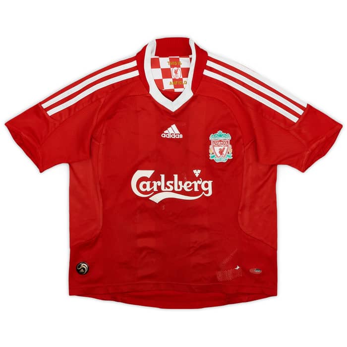 2008-10 Liverpool Home Shirt Torres #9 - 7/10 - (6-7 Years)