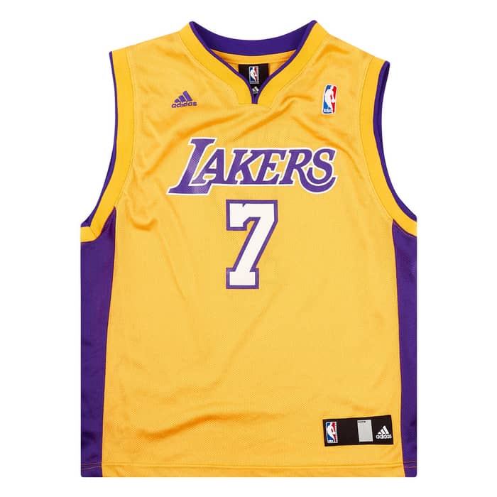 2006-10 LA Lakers Odom #7 adidas Jersey (Home) Y