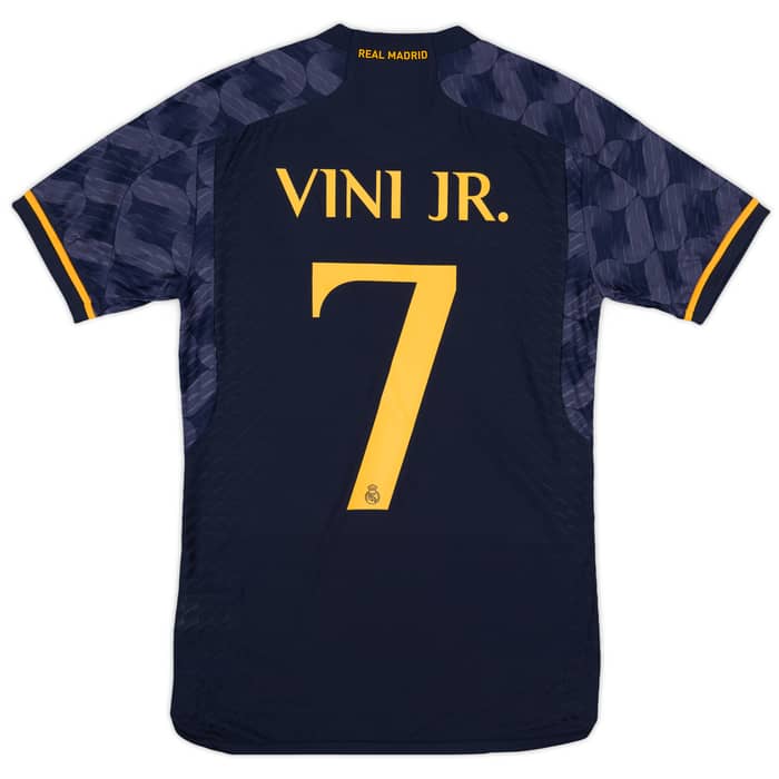 2023-24 Real Madrid Authentic Away Shirt Vini Jr. #7 (XS)