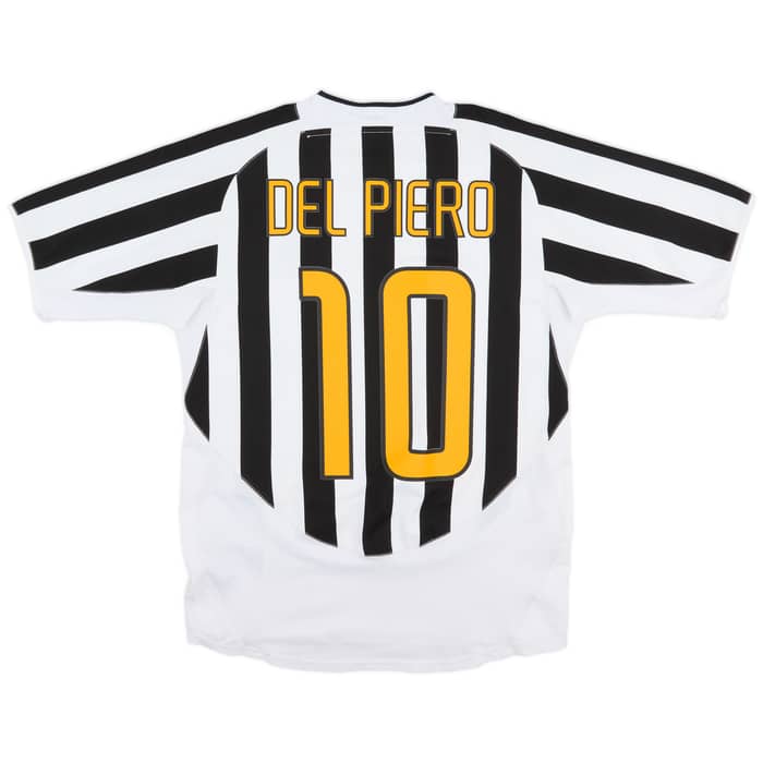 2003-04 Juventus Home Shirt Del Piero #10 - 7/10 - (M)