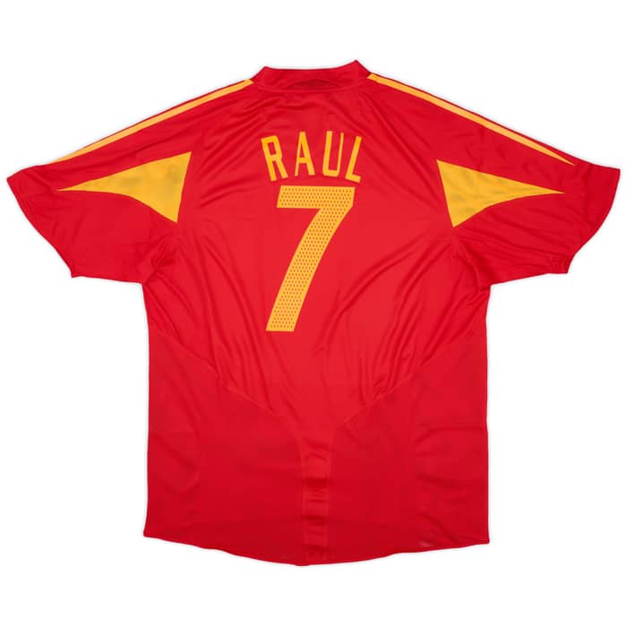 2004-06 Spain Home Shirt Raul #7 (XL)