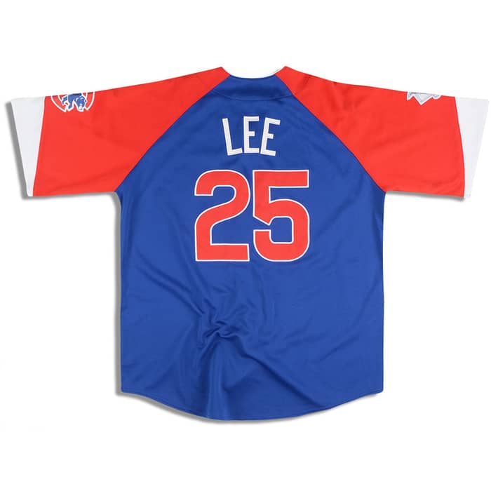 2004-10 Chicago Cubs Lee #25 Majestic Jersey (Alternate) XL