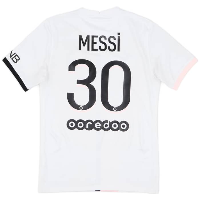 2021-22 Paris Saint-Germain Away Shirt Messi #30 - 6/10 - (S)