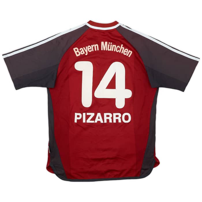 2001-02 Bayern Munich Home Shirt Pizarro #14 - 6/10 - (Y)
