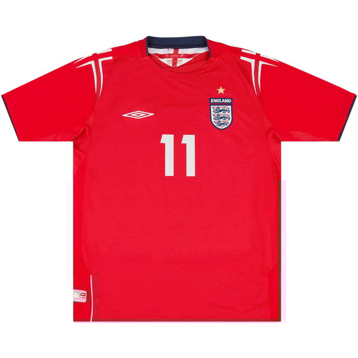 2004-06 England Away Shirt Lampard #11