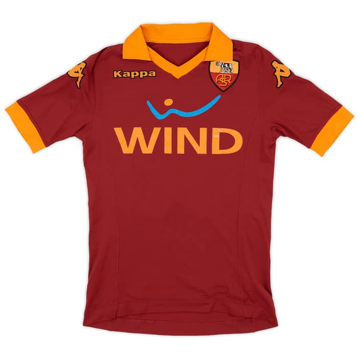 2012-13 Roma Home Shirt De Rossi #16 - 6/10 - (XS)
