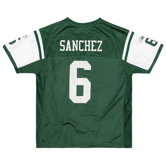 2009-11 New York Jets Sanchez #6 Reebok On Field Jersey (Home) Womens (L)