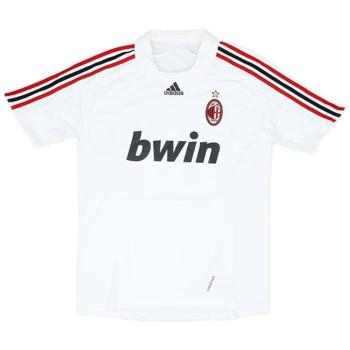 2007-08 AC Milan Player Issue Away Shirt Aubame P. #18