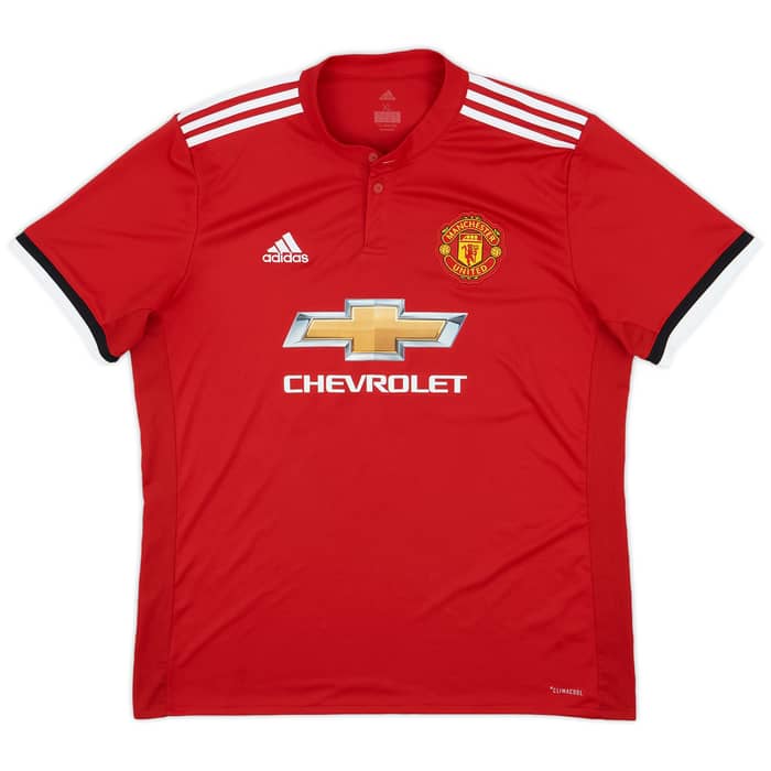 2017-18 Manchester United Home Shirt Shaw #23 - 9/10 - (XL)