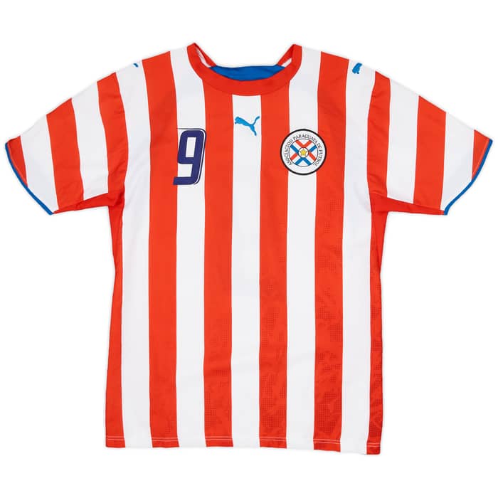 2006-07 Paraguay Home Shirt Santa Cruz #9 - 9/10 - (S)
