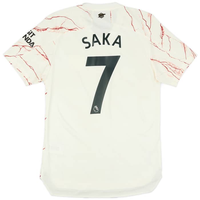 2020-21 Arsenal Player Issue Away Shirt Saka #7 - 6/10 - (S)