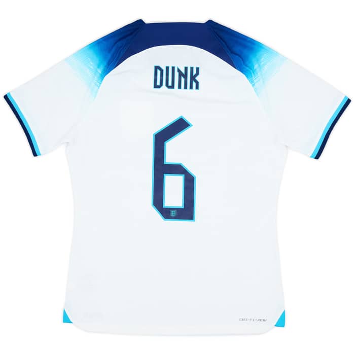 2022-23 England Player Issue Home Shirt Dunk #6