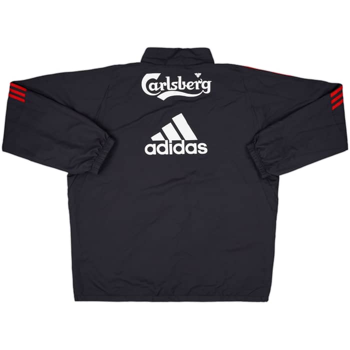 2009-10 Liverpool adidas 1/4 Zip Jacket - 8/10 - (XL)