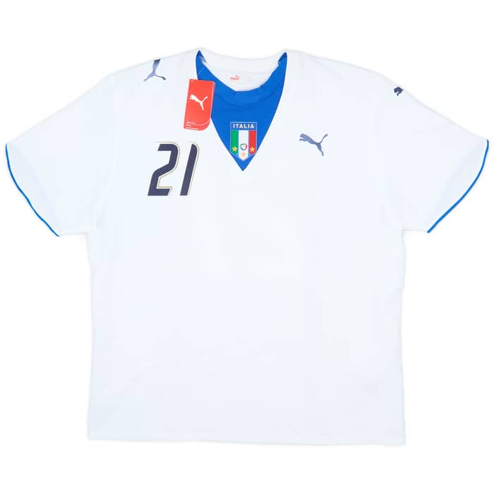 2006 Italy Away Shirt Pirlo #21 (XXL)
