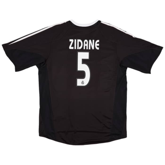 2004-05 Real Madrid Away Shirt Zidane #5 (L)